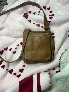 Vintage leather fossil purse